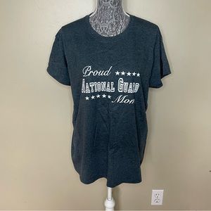 ⭐️Blue Proud Nation Guard Mom T-shirt⭐️